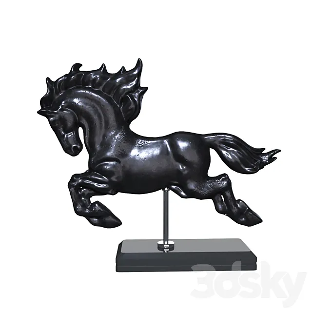 horse decorative 3D Model horse decorative 3D Model