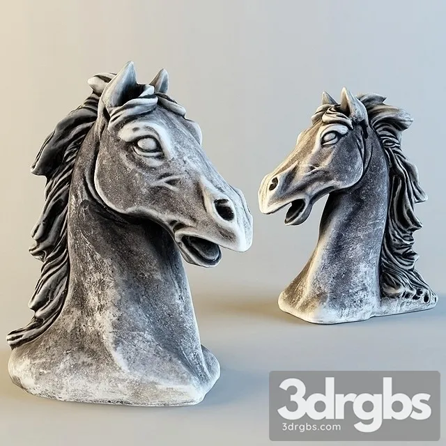 Horse Head Composite 3D Model Download