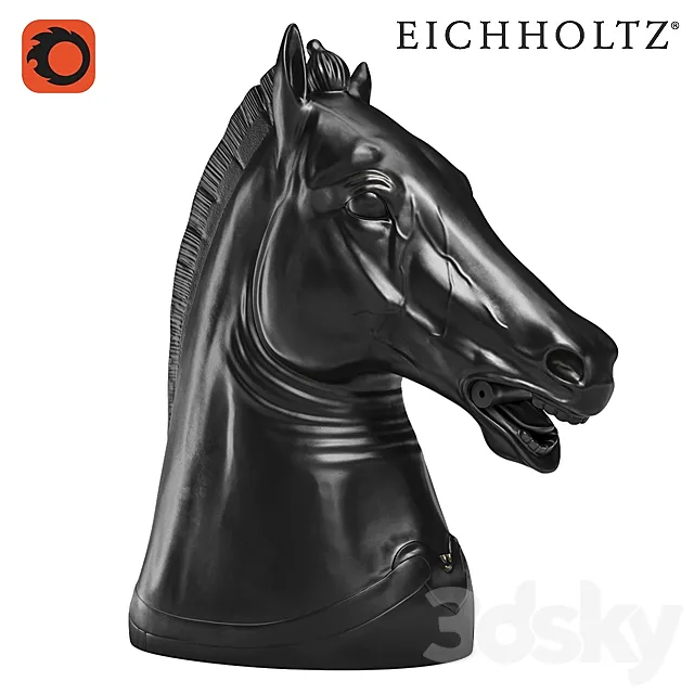 Horse Head Medici Riccardi 3D Model