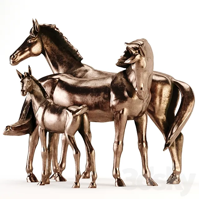 horse sculpture 3D Model horse sculpture 3D Model