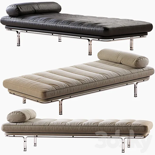 Horst Bruning Daybed for Alfred Kill International 1968 3DModel Horst Bruning Daybed for Alfred Kill International 1968 3DModel