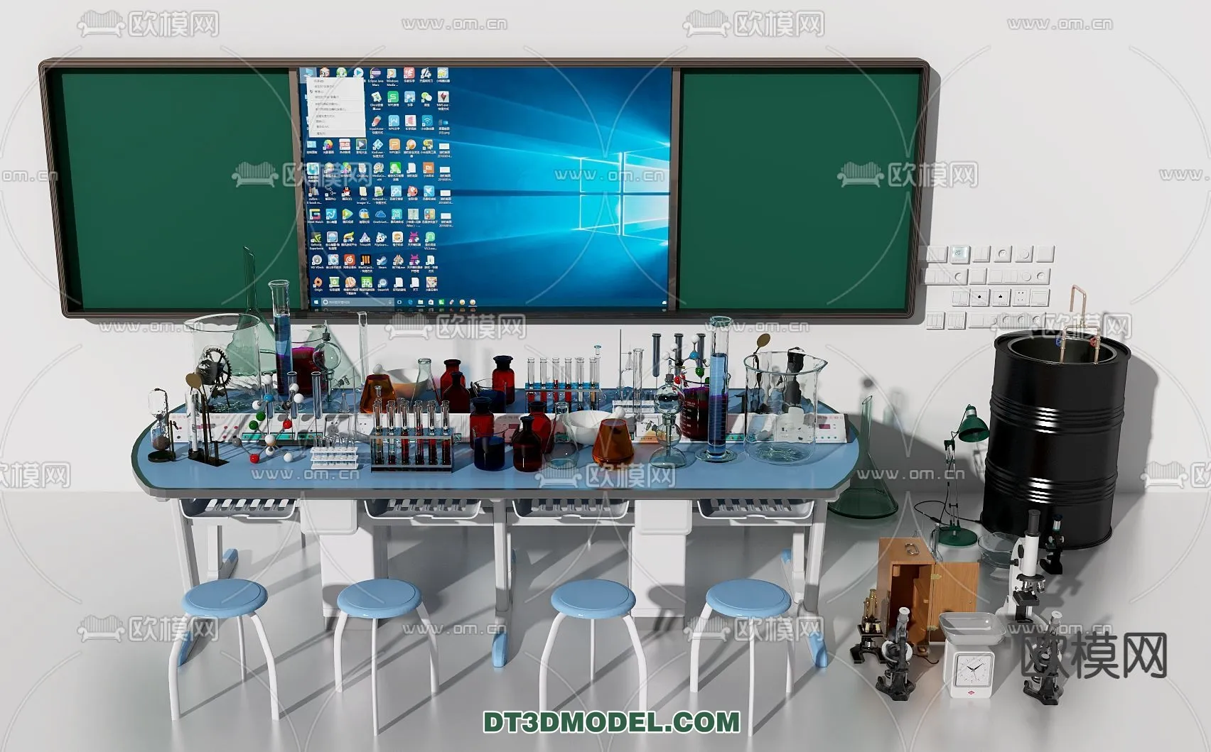 HOSPITAL CLINIC – 3D Model For Interior Design – 11326