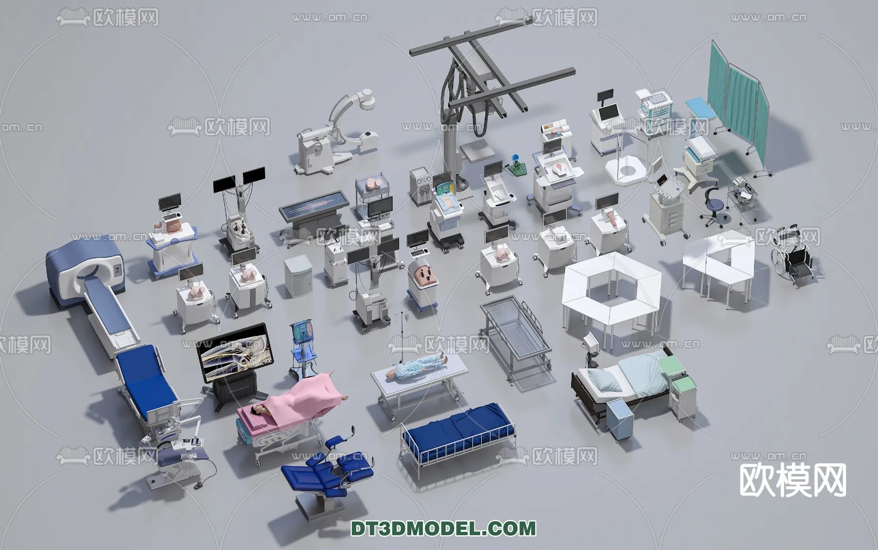 HOSPITAL CLINIC – 3D Model For Interior Design – 11331