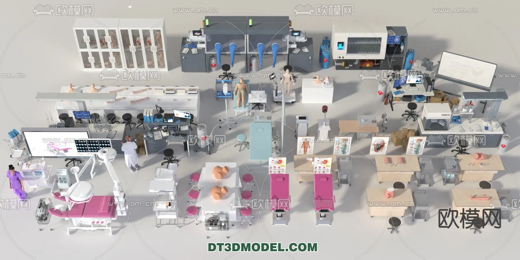 HOSPITAL CLINIC – 3D Model For Interior Design – 11352