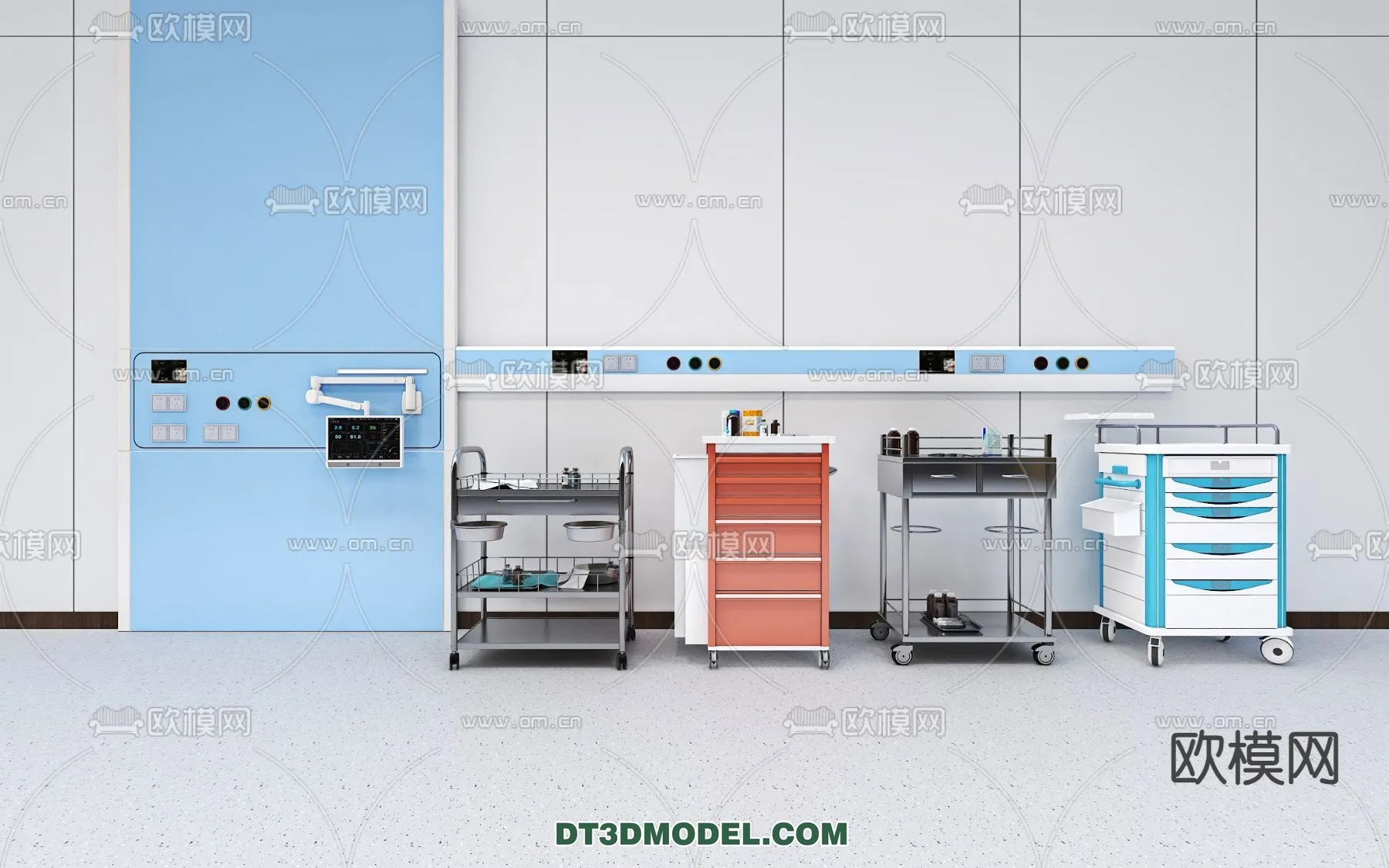 HOSPITAL CLINIC – 3D Model For Interior Design – 11353