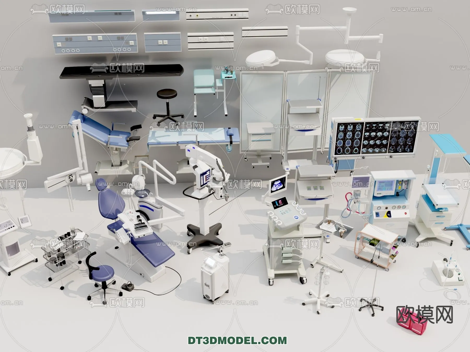 HOSPITAL CLINIC – 3D Model For Interior Design – 11354