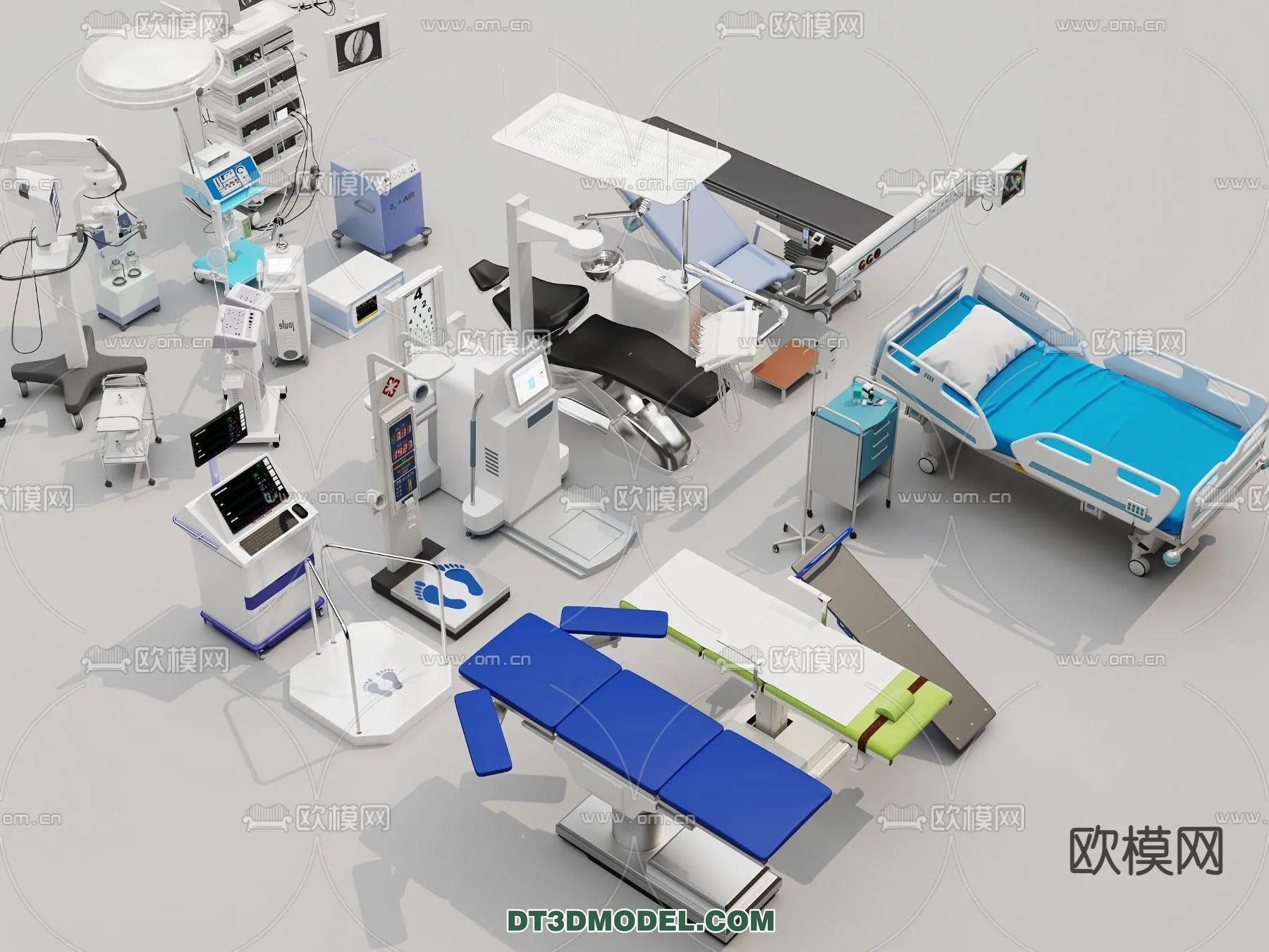 HOSPITAL CLINIC – 3D Model For Interior Design – 11355