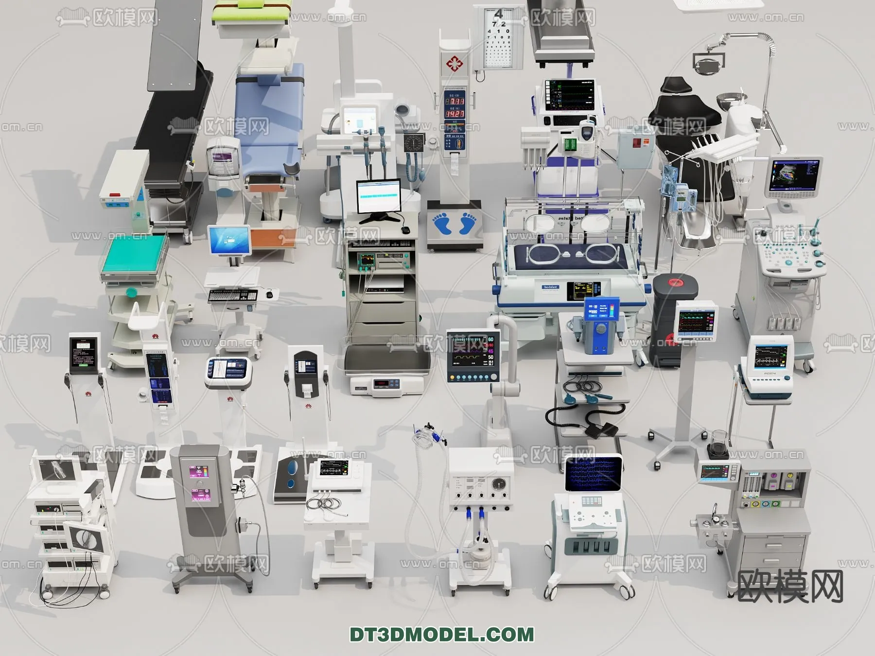 HOSPITAL CLINIC – 3D Model For Interior Design – 11357