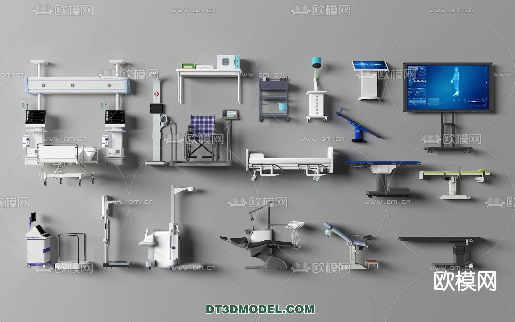 HOSPITAL CLINIC – 3D Model For Interior Design – 11361