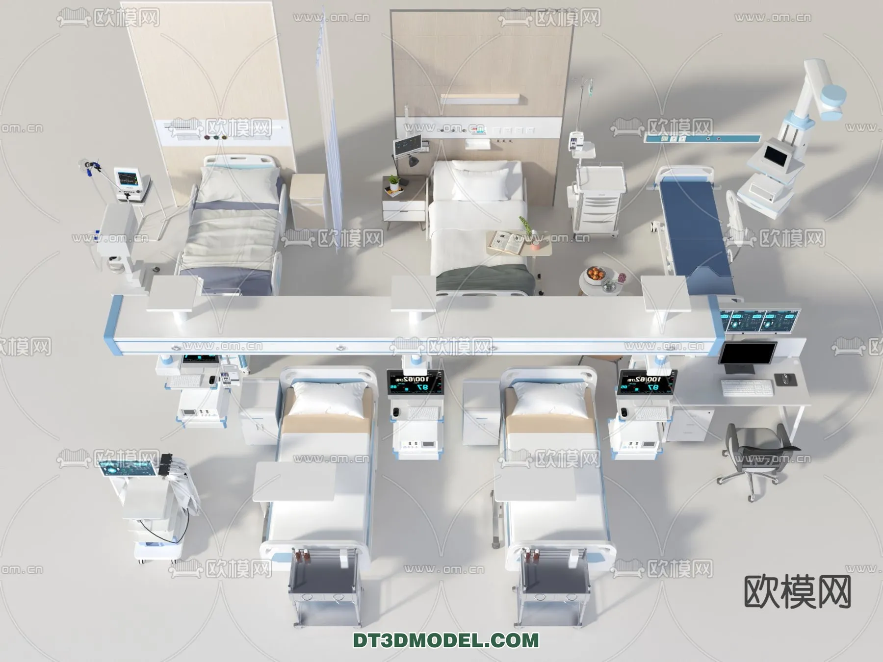 HOSPITAL CLINIC – 3D Model For Interior Design – 11362