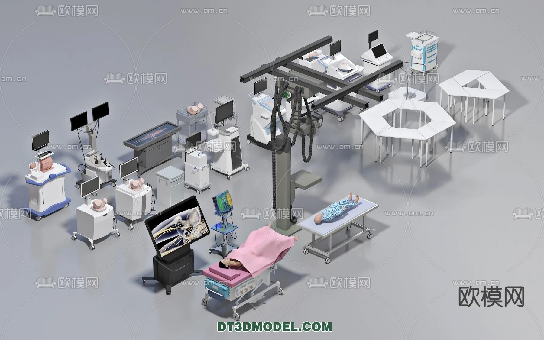 HOSPITAL CLINIC – 3D Model For Interior Design – 11365