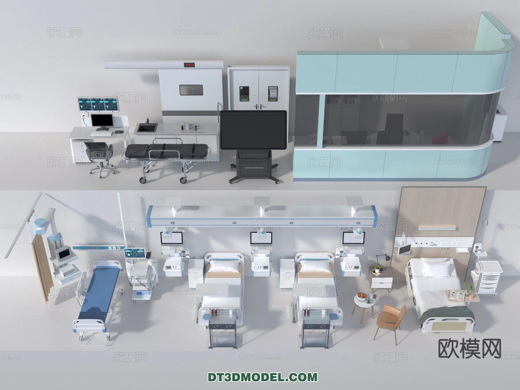 HOSPITAL CLINIC – 3D Model For Interior Design – 11378