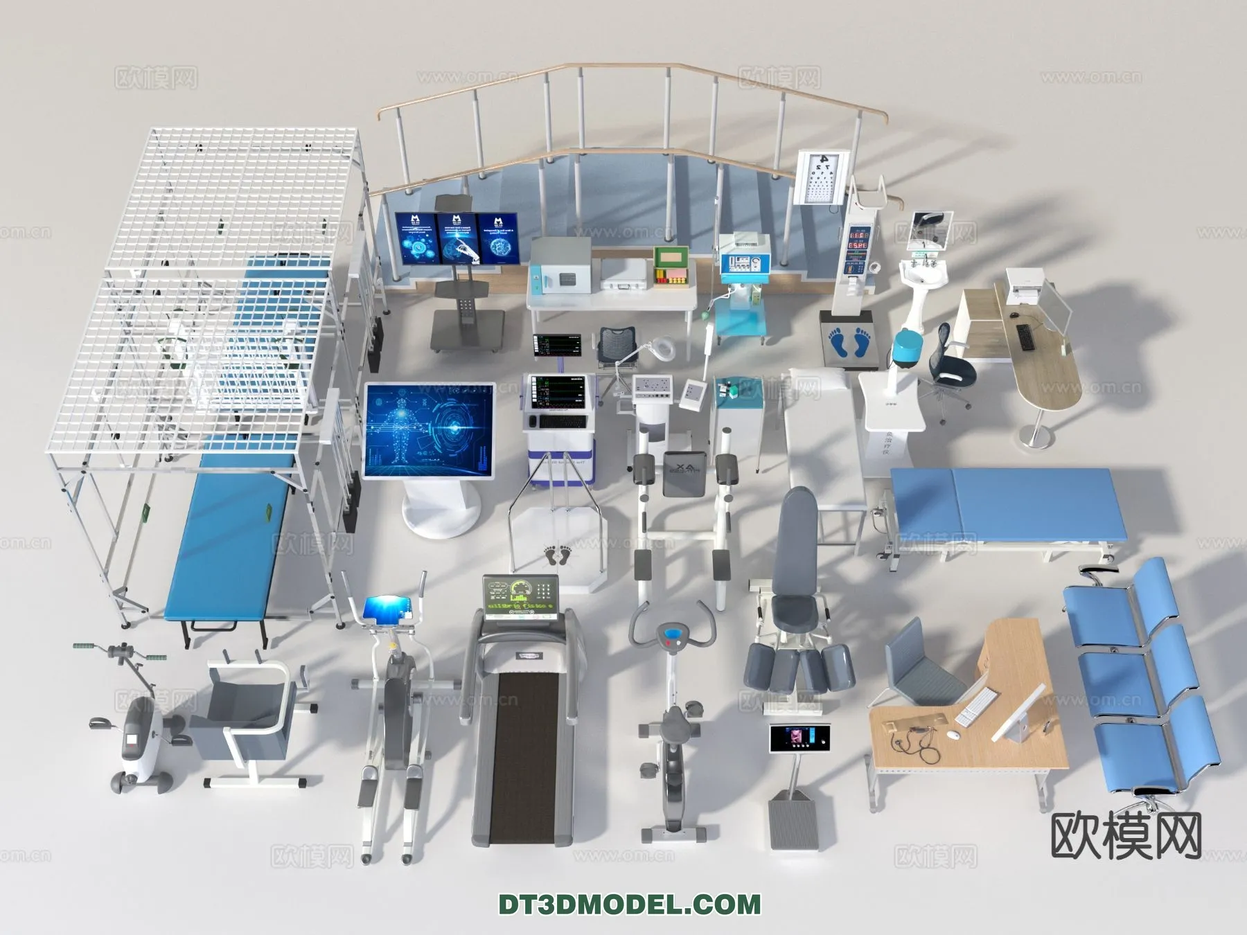 HOSPITAL CLINIC – 3D Model For Interior Design – 11381