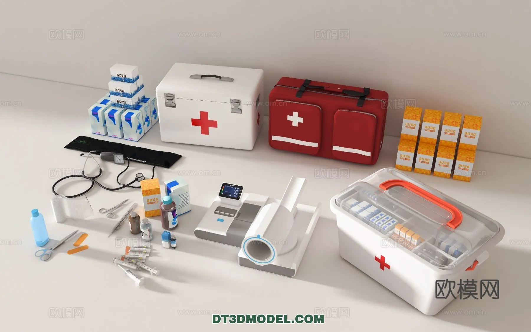 HOSPITAL CLINIC – 3D Model For Interior Design – 11386