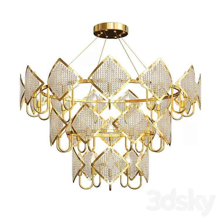 Hot Ceiling Pendant Lamp 3D Model Hot Ceiling Pendant Lamp 3D Model