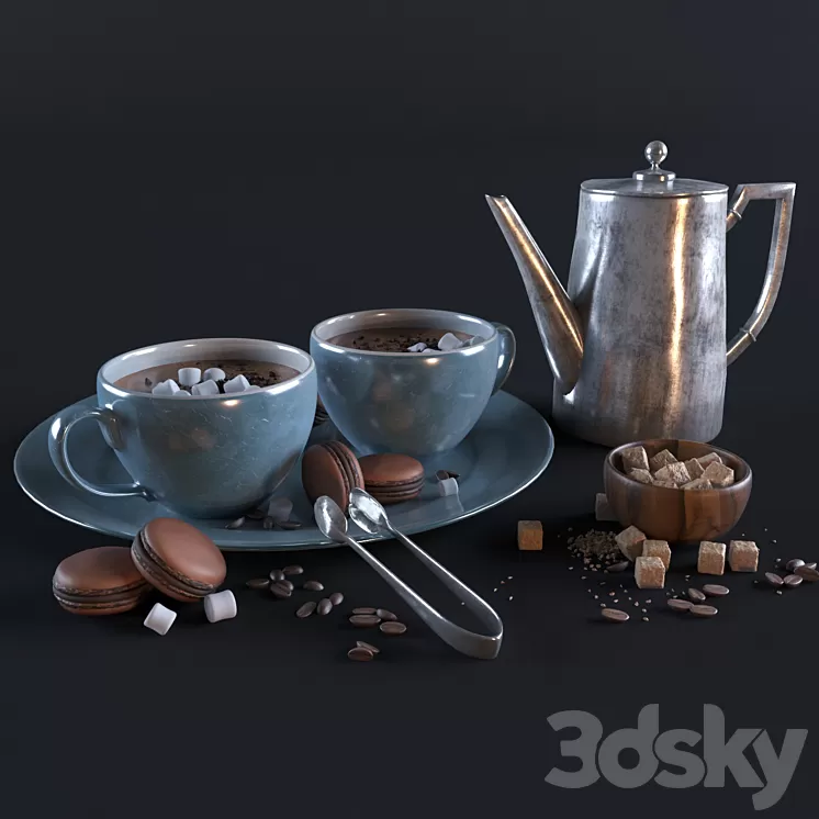 Hot chocolate 3D Model