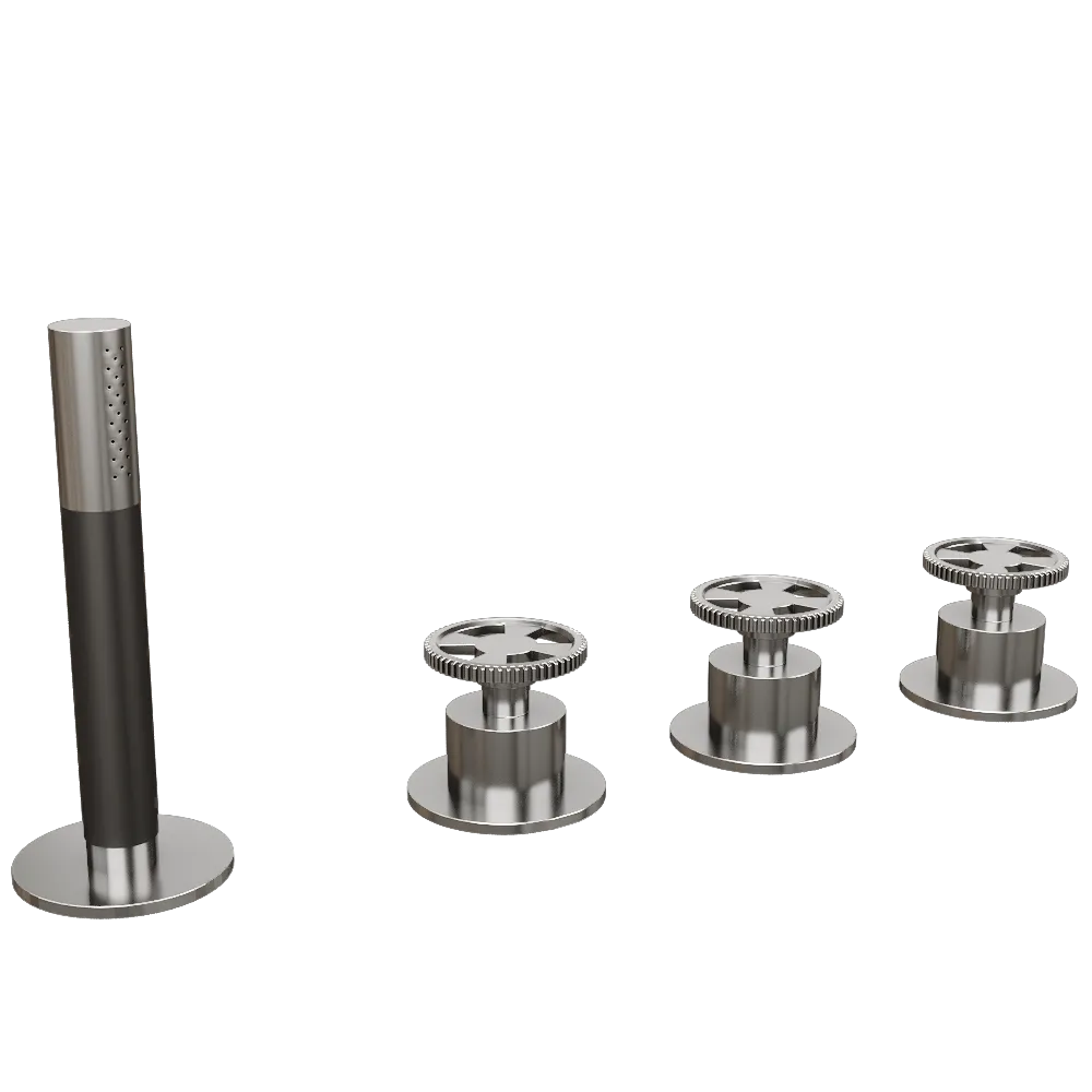 Hotbath srl – Deck-mounted bathtub set CW074 3D Model