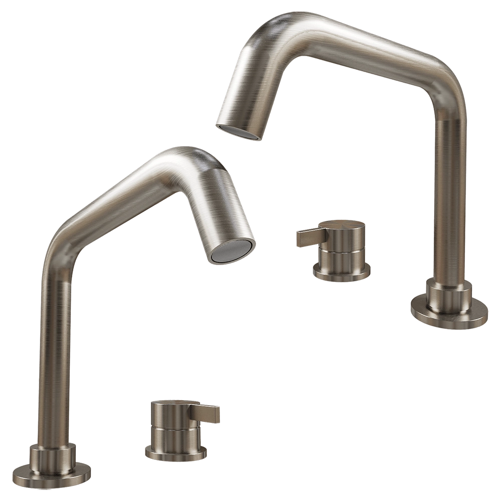 Hotbath srl – Deck-mounted washbasin mixer AF023 3D Model