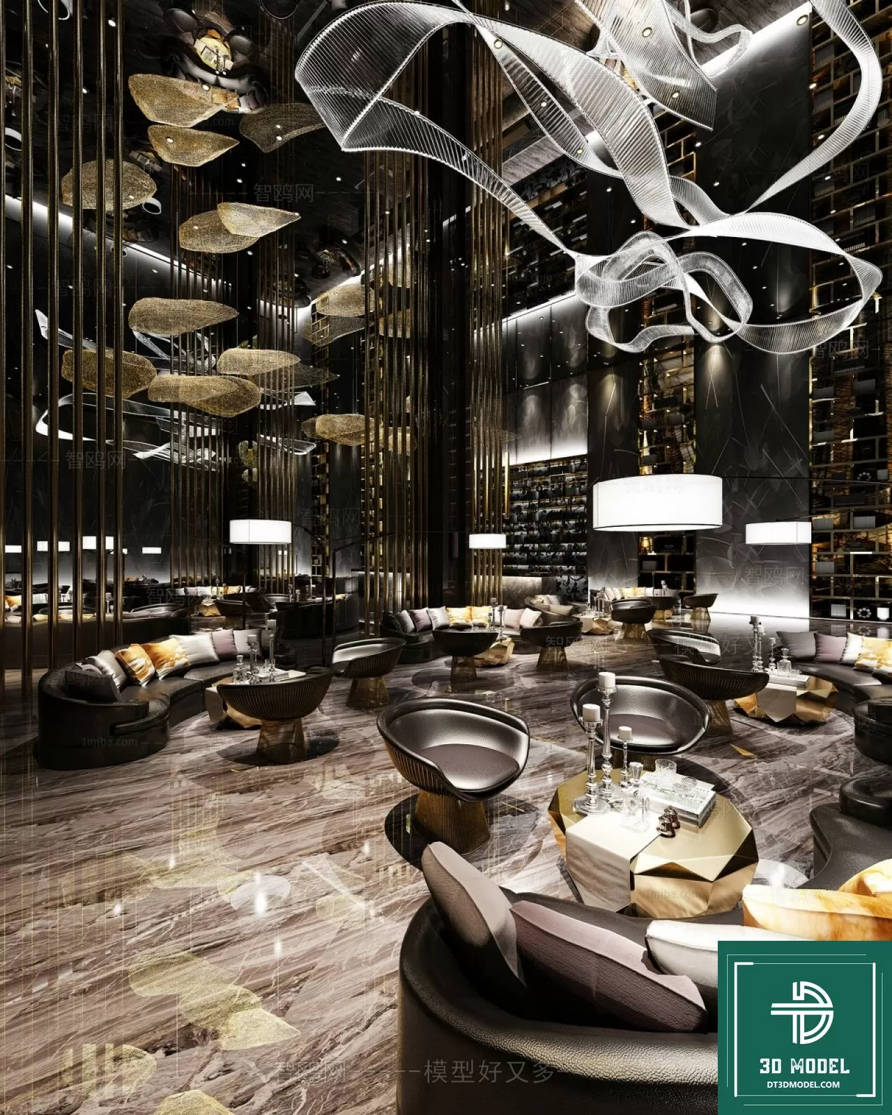 HOTEL LOBBY – 3D SCENES – 3D MODELS – 005