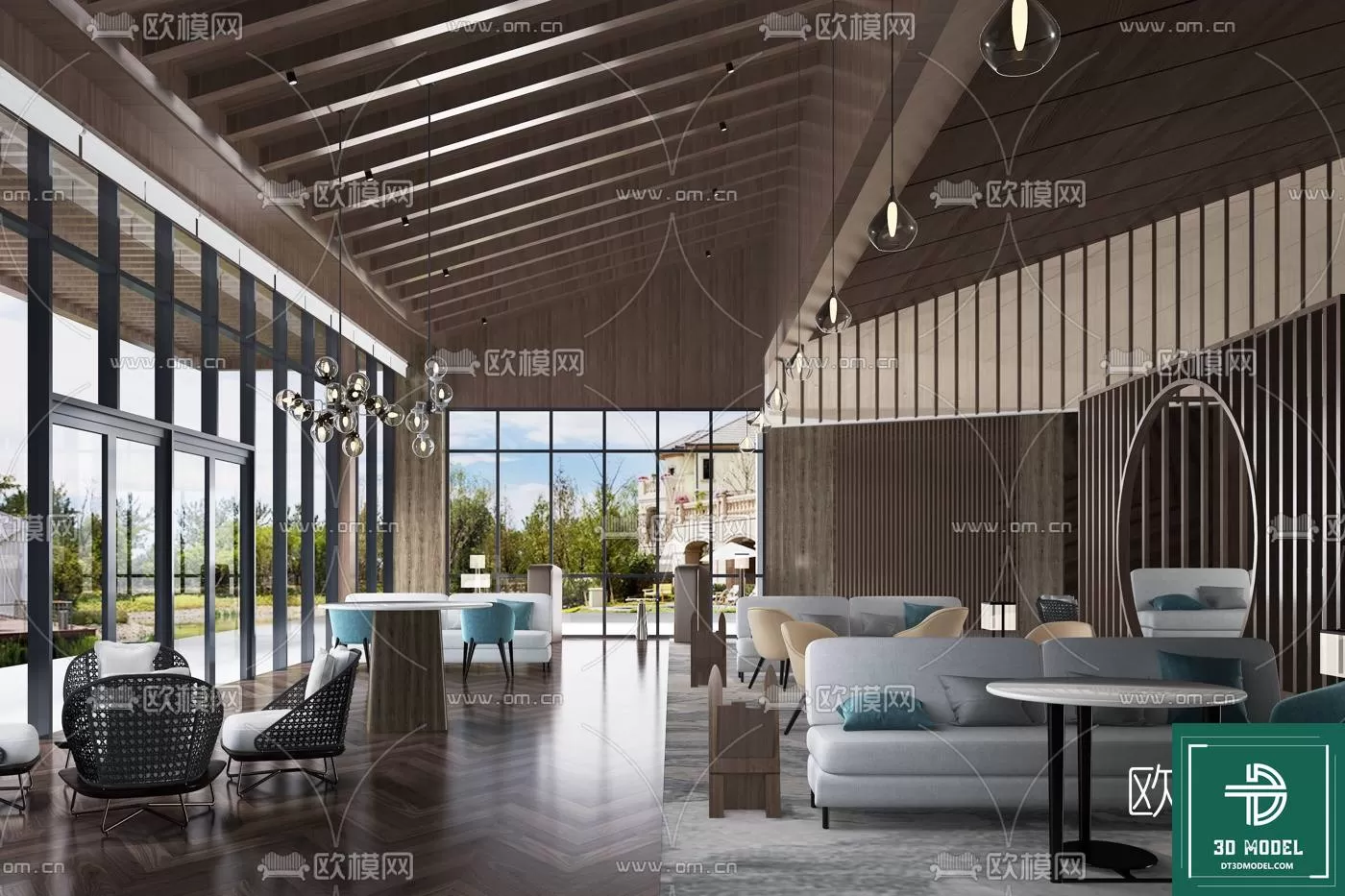 HOTEL LOBBY – 3D SCENES – 3D MODELS – 009