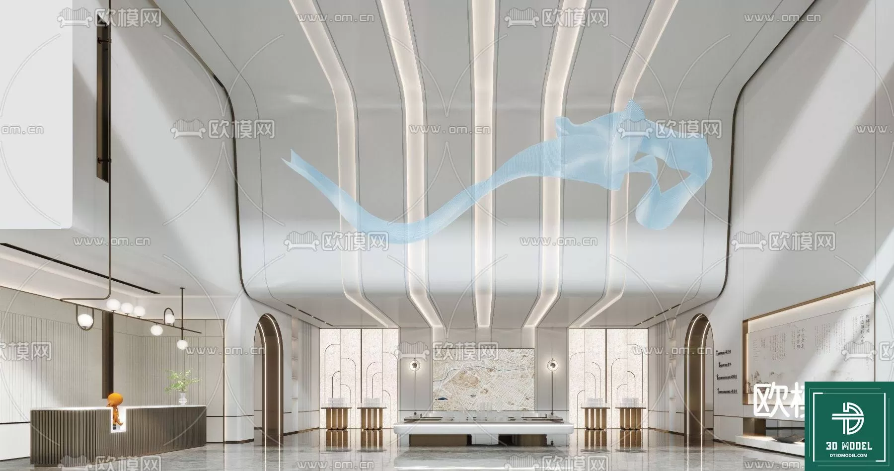 HOTEL LOBBY – 3D SCENES – 3D MODELS – 011