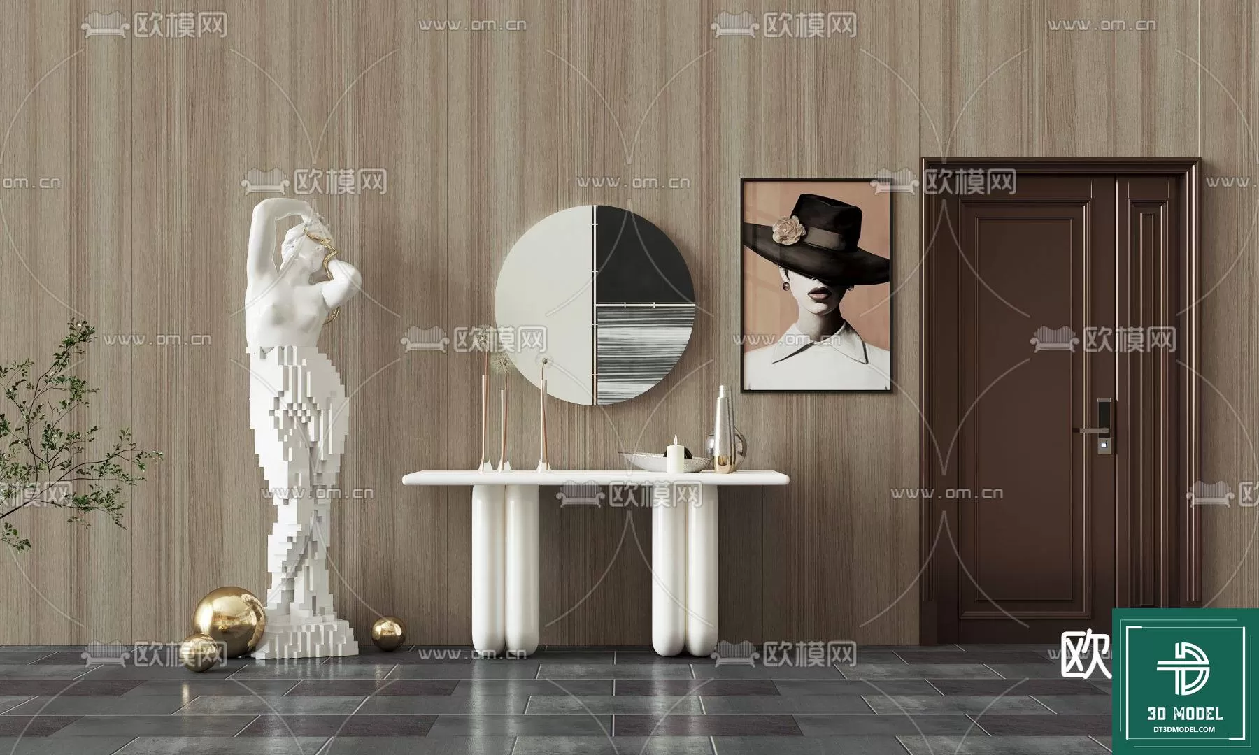 HOTEL LOBBY – 3D SCENES – 3D MODELS – 026