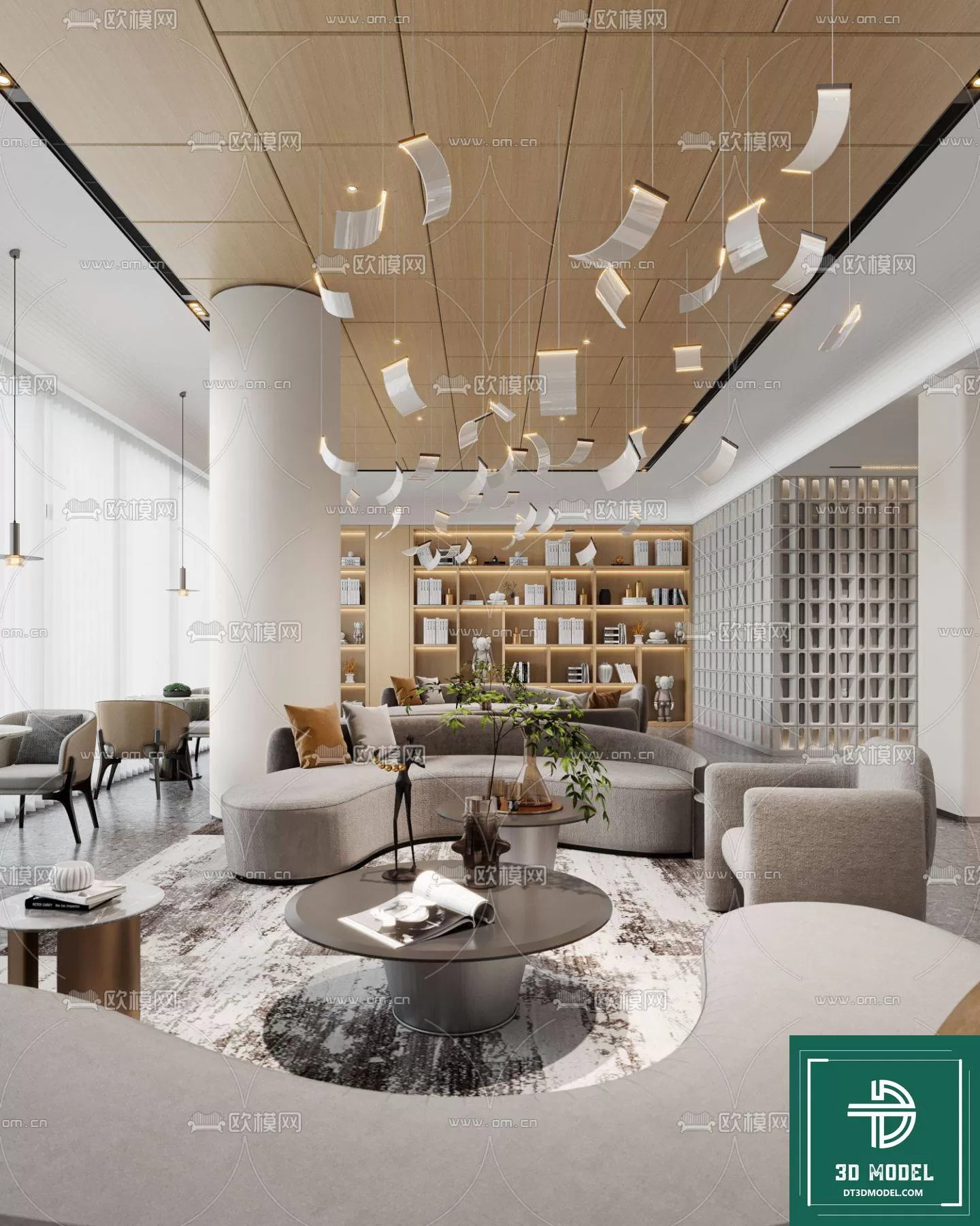 HOTEL LOBBY – 3D SCENES – 3D MODELS – 039