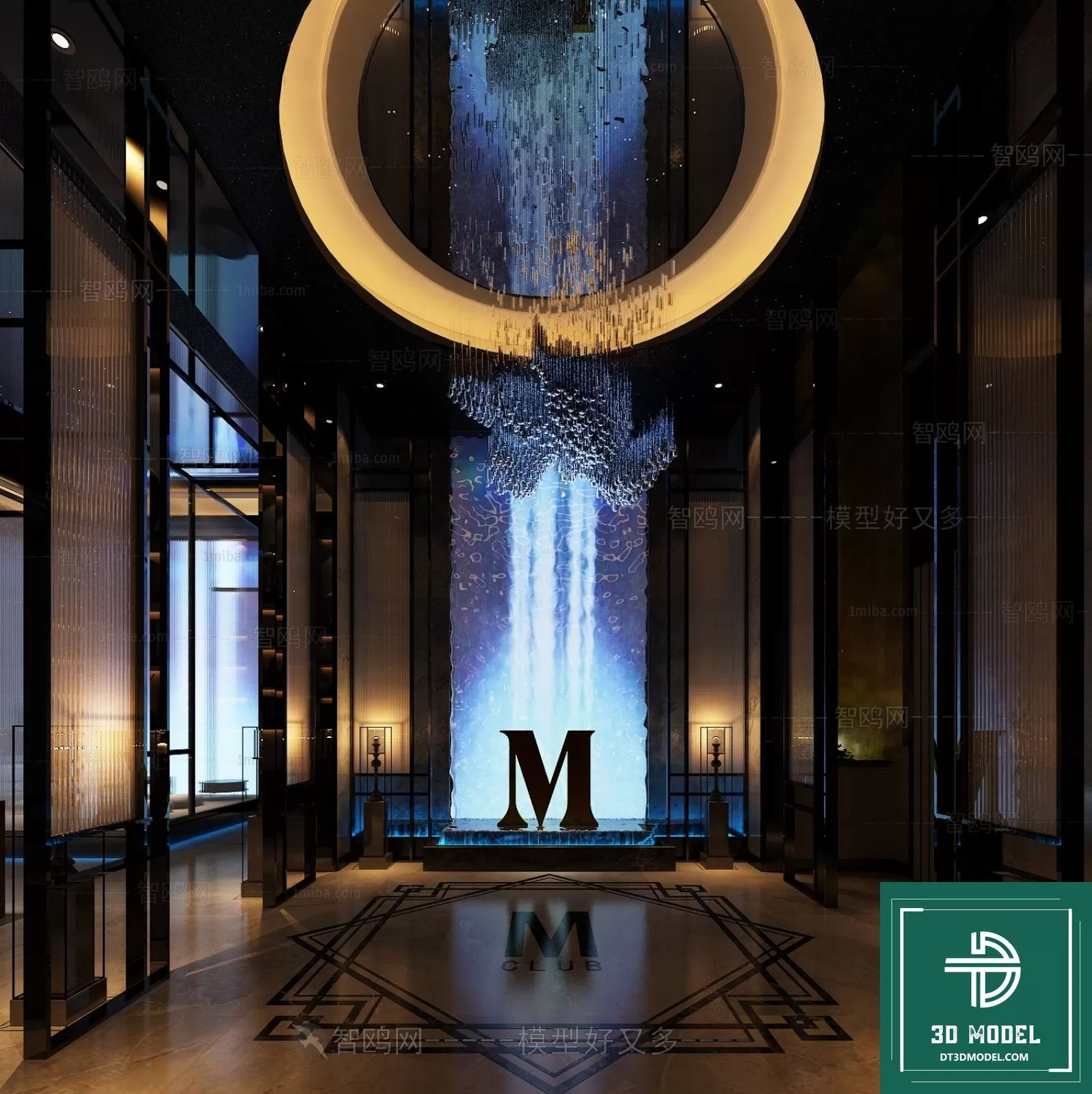 HOTEL LOBBY – 3D SCENES – 3D MODELS – 061