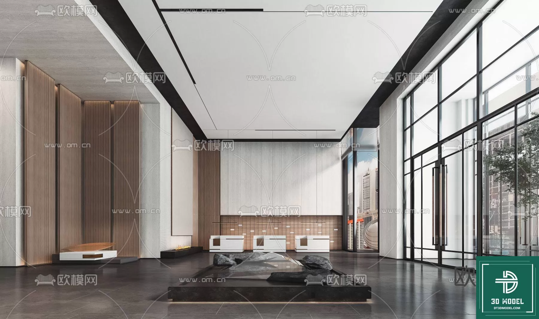 HOTEL LOBBY – 3D SCENES – 3D MODELS – 062