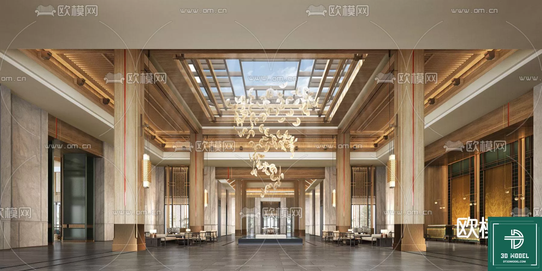 HOTEL LOBBY – 3D SCENES – 3D MODELS – 066