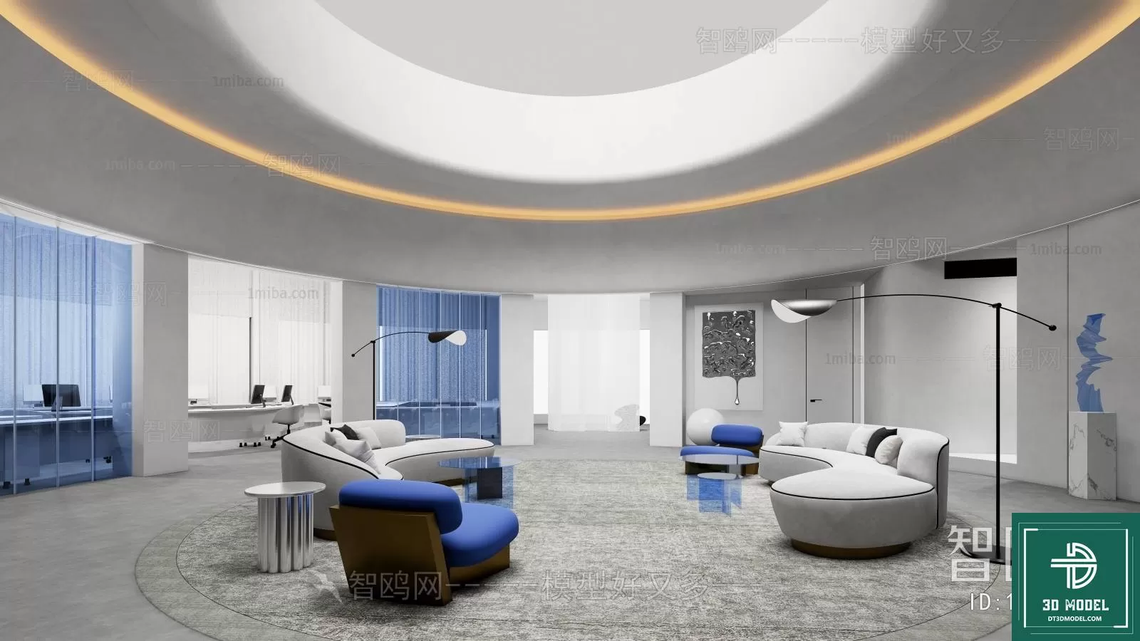 HOTEL LOBBY – 3D SCENES – 3D MODELS – 072