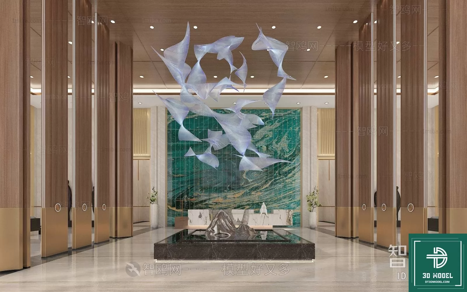 HOTEL LOBBY – 3D SCENES – 3D MODELS – 079