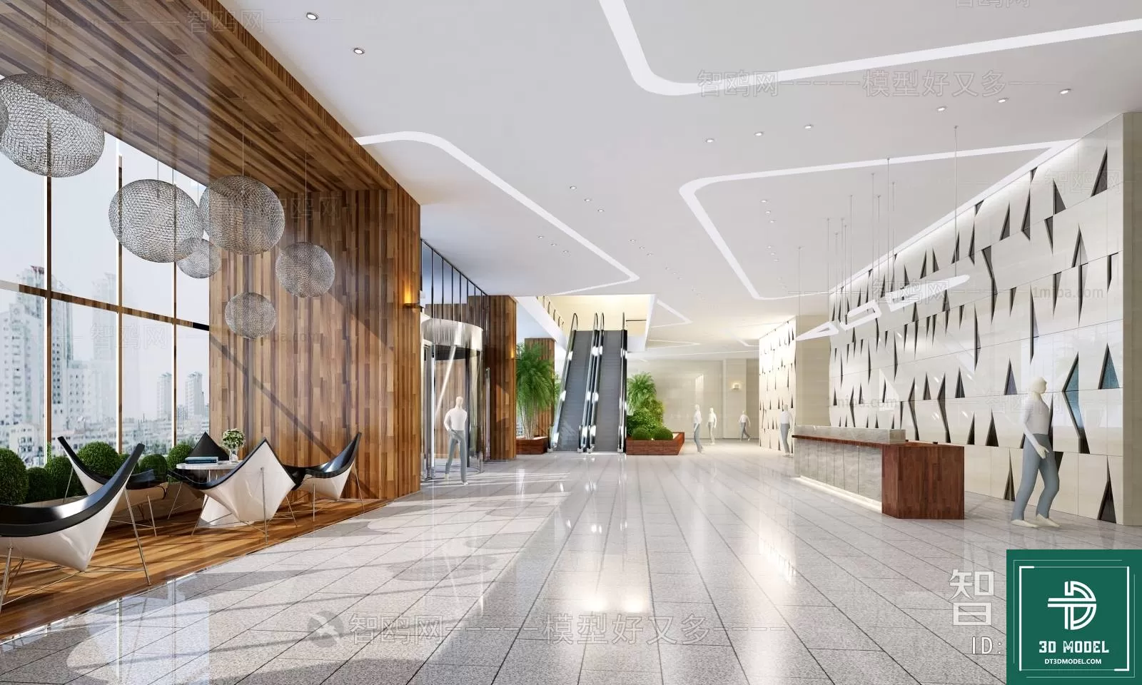 HOTEL LOBBY – 3D SCENES – 3D MODELS – 103