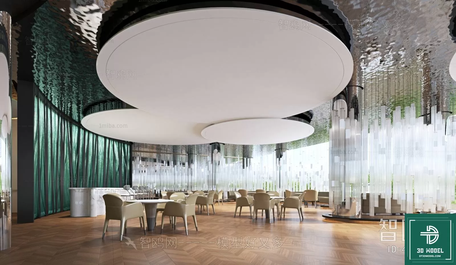 HOTEL LOBBY – 3D SCENES – 3D MODELS – 105