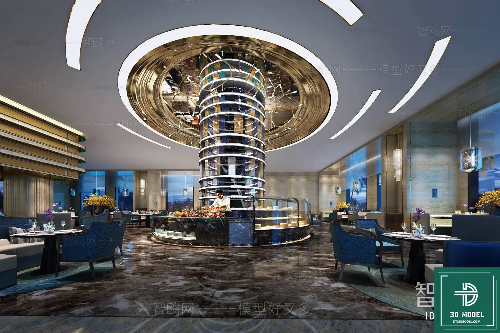 HOTEL LOBBY – 3D SCENES – 3D MODELS – 114