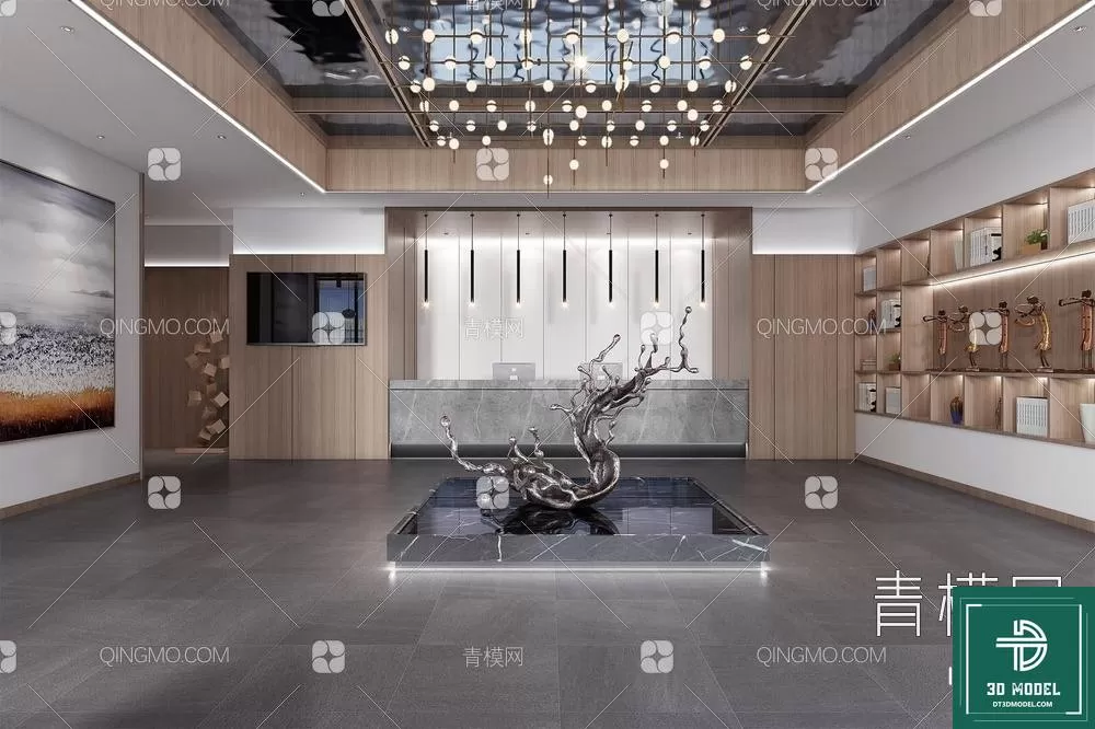 HOTEL LOBBY – 3D SCENES – 3D MODELS – 117