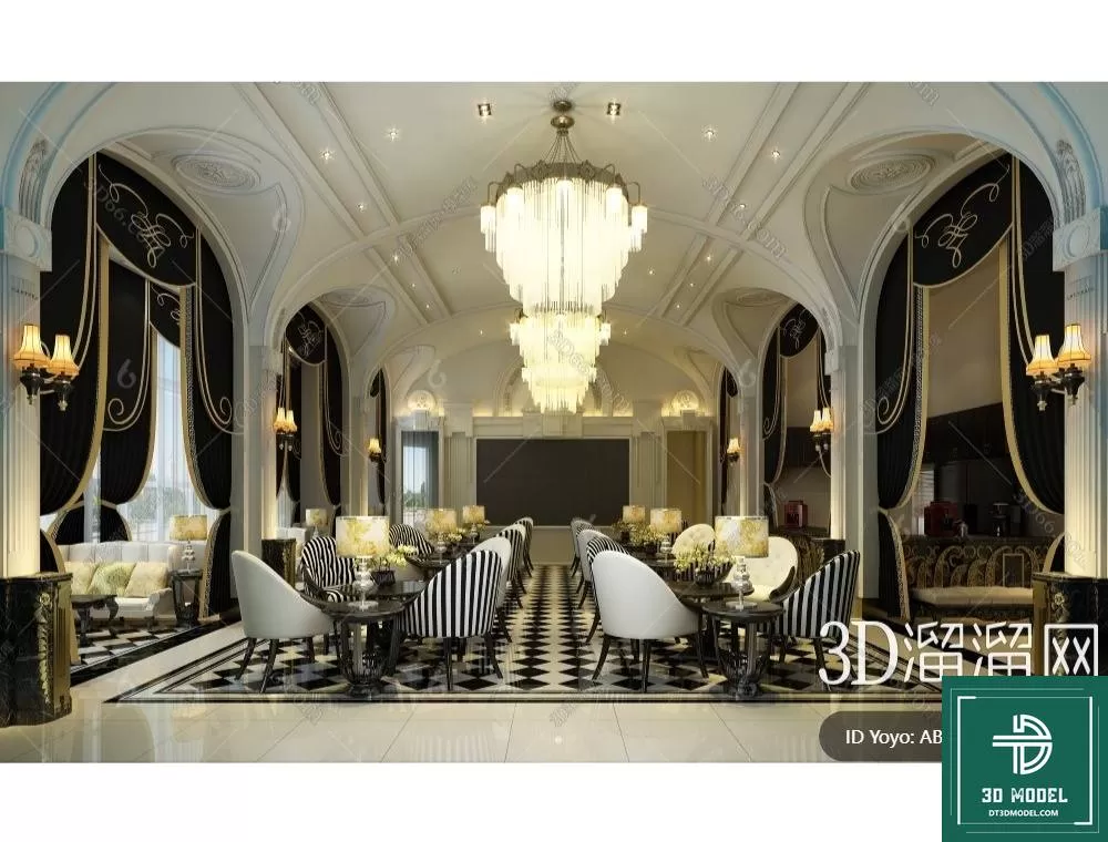 HOTEL LOBBY – 3D SCENES – 3D MODELS – 173