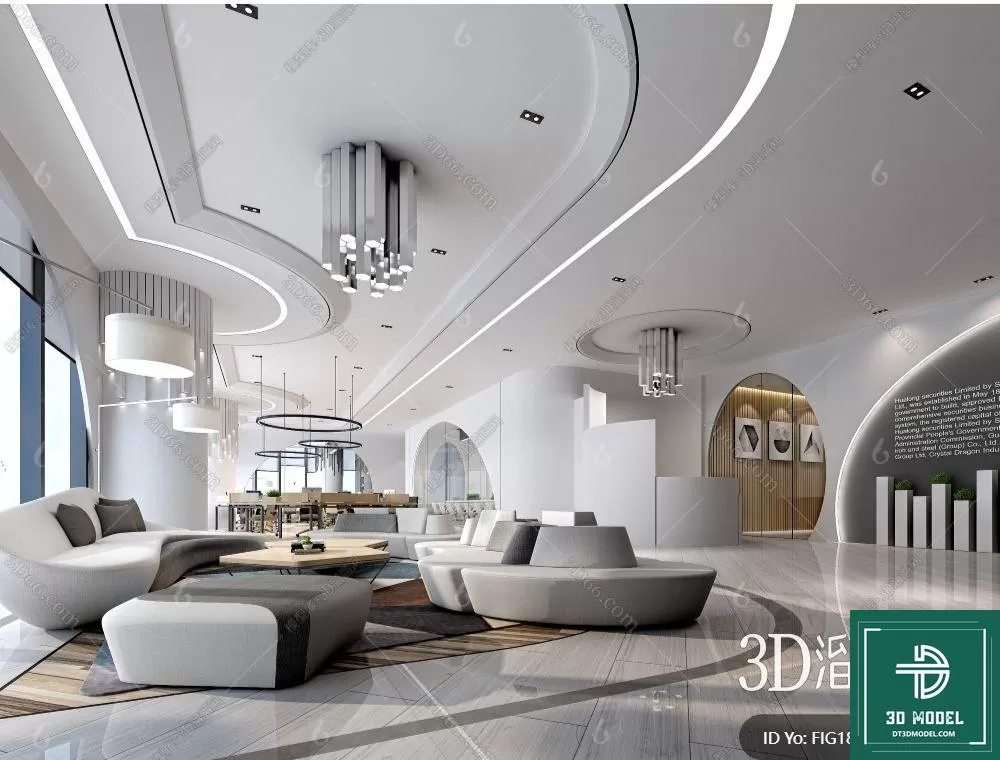 HOTEL LOBBY – 3D SCENES – 3D MODELS – 178