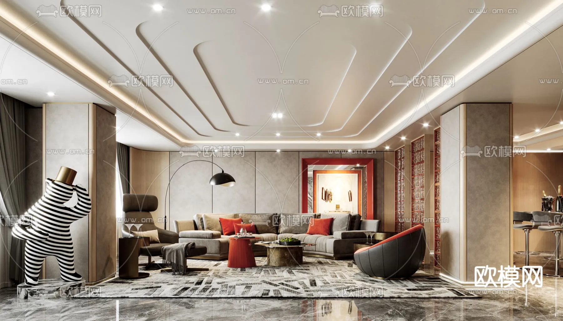 Hotel Room – Bedroom For Hotel 3D Models – 013