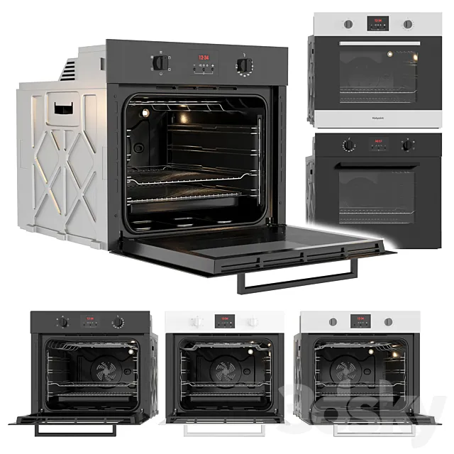 Hotpoint oven 3D Model Hotpoint oven 3D Model