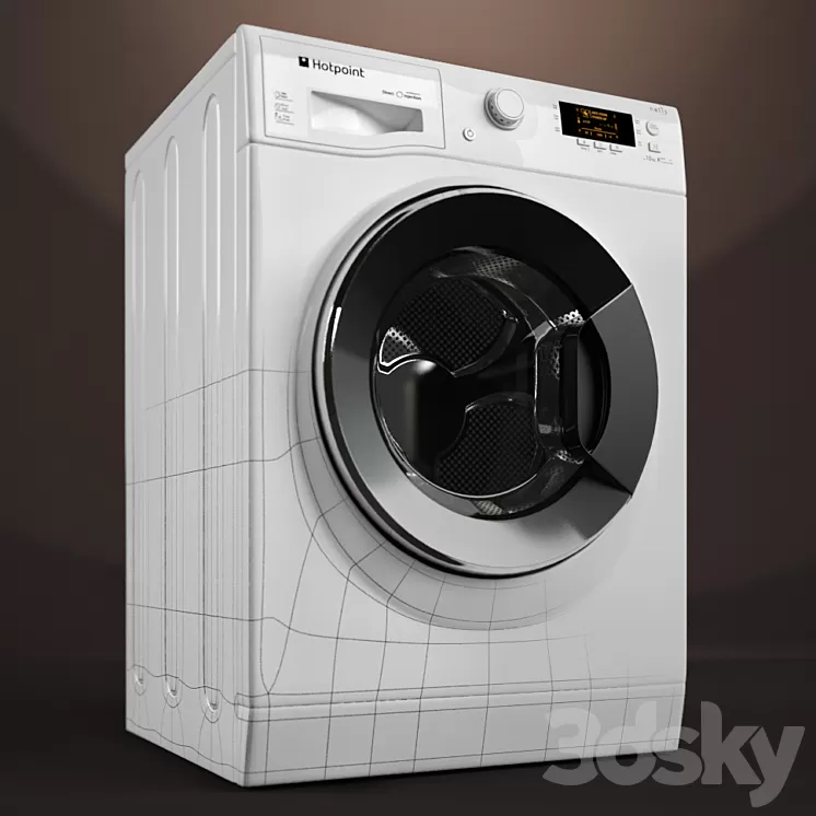 Hotpoint Washing Machine 3D Model