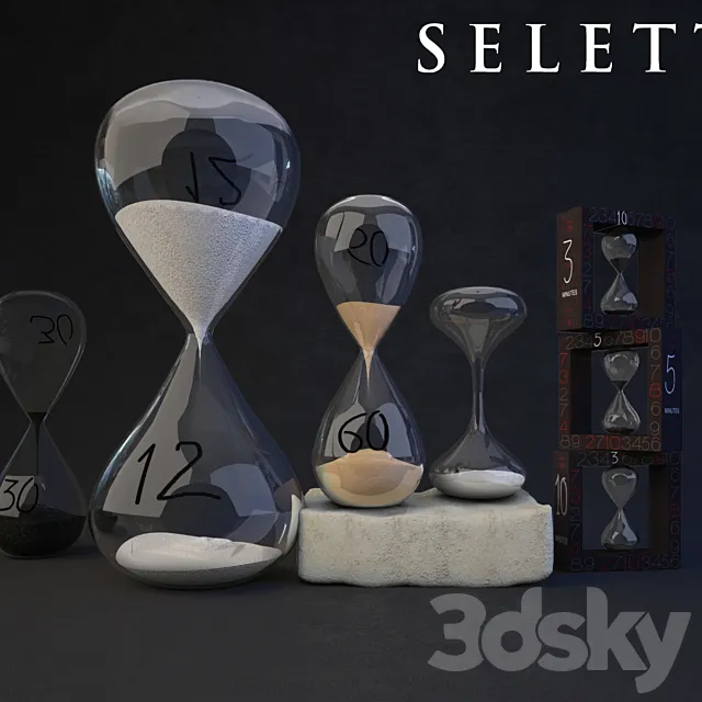 Hourglass Seletti 3DModel Hourglass Seletti 3DModel
