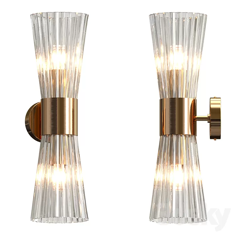 Hourglass Wall lamp 3D Model Free Download
