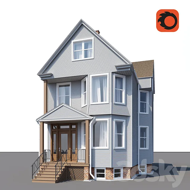 House 01 3DModel
