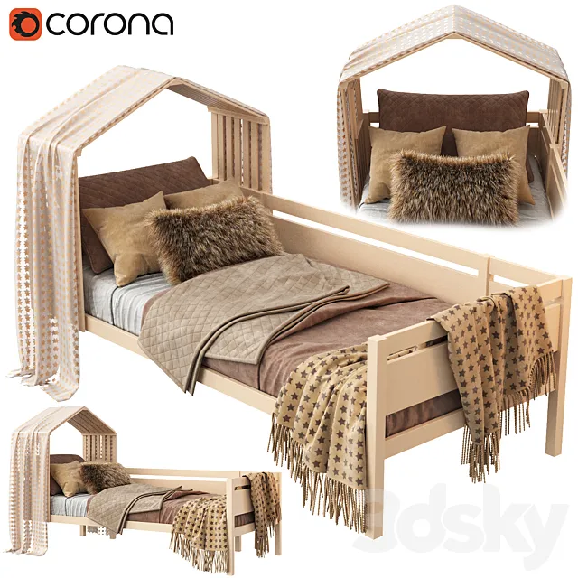 House bed Nest 3DModel House bed Nest 3DModel