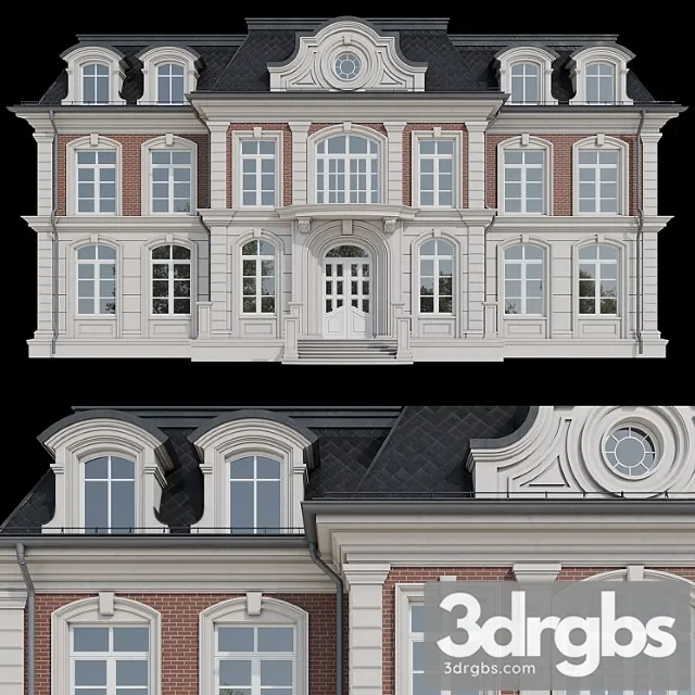 House Facade 2 3D Model Download