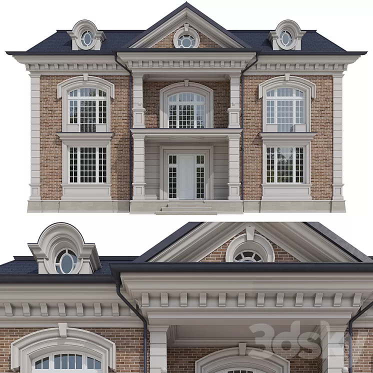 House facade 3D Model House facade 3D Model