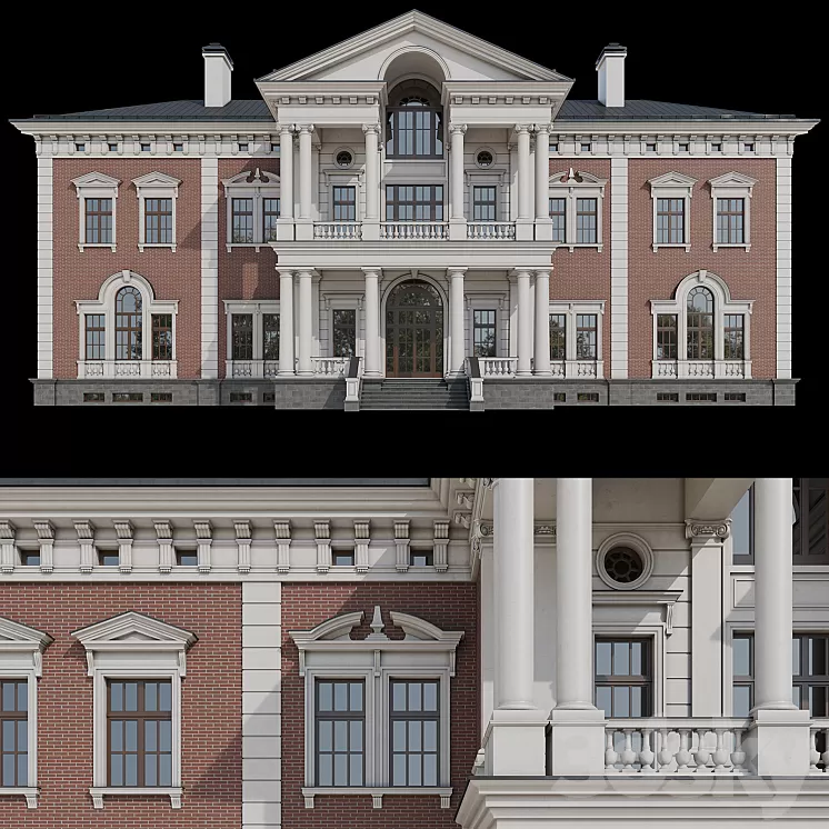 House facade 3D Model House facade 3D Model