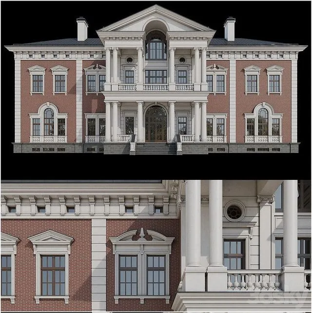 House facade 3D Model