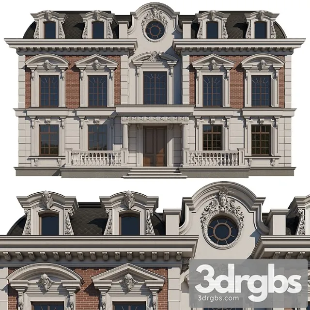 House facade_1 3D Model Download